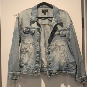 Oversized denim jacket